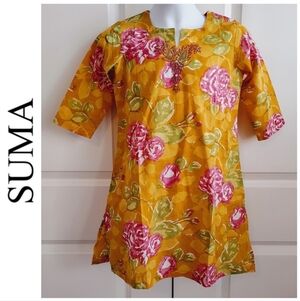 NWOT Suma Floral Tunic (Indian Brand)